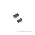 Conector fêmea de passo de 2,0 mm reto 8P